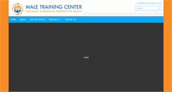 Desktop Screenshot of maletrainingcenter.org