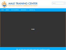 Tablet Screenshot of maletrainingcenter.org
